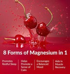 BIOptimizers Magnesium Breakthrough Drink - 8 Forms of Magnesium, Electrolytes, Sleep Health, Stress, Muscle Recovery, Heart Support | Glycinate, Citrate, Malate- Tart Cherry