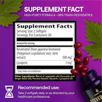 WONDER FAMILY Resveratrol Supplement 2000mg - 240 Softgels – Powerful Antioxidant for Heart Health, Immune Strength, Signs of Aging – Higher Potency Next to 1600mg - Non-GMO & Gluten Free