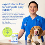Native Pet The Daily Dog Vitamins & Supplements - 11-in-1 Multivitamin Powder for Dogs - Supports Whole Body Health, Digestion, Mobility & Immunity with Collagen, Glucosamine & Probiotics – 30 Scoops
