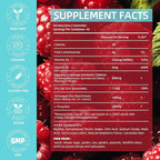 90 Count Magnesium Glycinate Gummies 400 mg - Sugar Free Magnesium Supplement for Adults with Glycinate & Malate, L-Theanine, Ashwagandha, Zinc, Vitamin B6 & D3, Supports Relaxation & Sleep