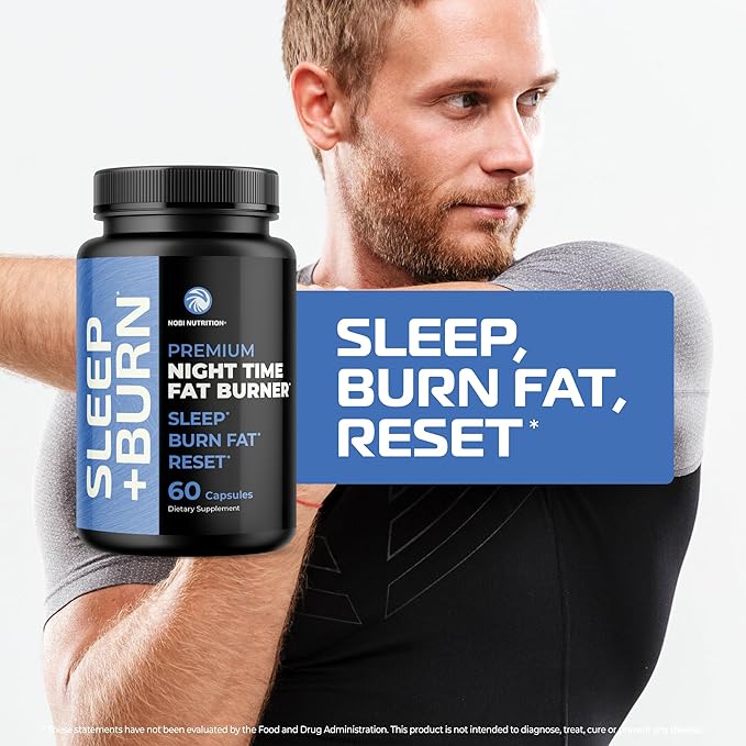 Night Time Fat Burner to Shred While You Sleep | Belly Fat Burner, Carb Blocker & Weight Loss Support Supplements | Lose Weight, Support Metabolism & Fall Asleep Fast | 60 Nighttime Diet Pills