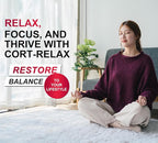Super Calm Cortisol Supplements for Women & Men with Magnesium Glycinate, Ashwagandha, L-Theanine, Phosphatidylserine, Ginkgo & Lions Mane for Calm, Focus, Mental Clarity, Relaxation, Sleep, Energy