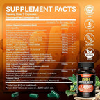 Super Calm Cortisol Supplement, 25-in-1 Cortisol Reducer for Women & Men, Cortisol Supplements for Women with Ashwagandha, Rhodiola Rosea, L-Theanine, for Mood, Focus, Sleep Support, 120 Capsules