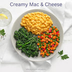 HMR Entrees Meals 5-Pack Variety | Low Calorie Premade Microwave Meals for Weight Loss | Ready to Eat Dinner | Includes Mac & Cheese, Penne Pasta, Turkey Chili, Cheese Basil, Beef Stroganoff