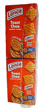 Lance Toast Chee Peanut Butter Crackers, 2 pack of 20 (40 ct.)