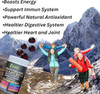 Organic Himalayan Shilajit Gold Gummies for Men and Women, Black Seed Oil, Ashwagandha, Ginseng, Turmeric, Gokshura, Lion's None, Lab Tested,%75 Fulvic Acid, No Sugar Added, Halal, 90Gummy