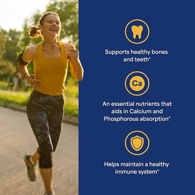 Puritan's Pride Premium Sunvite™ Mega-Potency Vitamin D3 5,000 IU, Dietary Supplement for Healthy Bones, Teeth, and Immune System Support, 200 Rapid Release Softgels (Packaging May Vary)