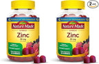 Nature Made Zinc Supplements 30 mg Per Serving, Dietary Supplement for Immune Health and Antioxidant Support, 60 Zinc Gummies, 30 Day Supply, (Pack of 2)