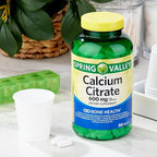 Calcium Citrate 600mg Tablets - Pure Calcium Citrate Supplement, 300 Count - Supports Bone Health and Wellness, Citrato de Calcio, High Absorption Calcium 600 mg