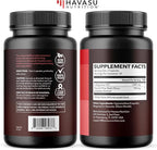 L-Arginine 1800mg and Pine Bark Extract 100mg - Nitric Oxide Supplement for Men - Performance Supplement for Men's Health - 90 Count - Endurance, Recovery Support - Vegan, Non-GMO Capsules