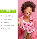 Ovi Harmony Supplement for Women – Hormonal Balance & Fertility Support Supplements - May Promote Ovulation, Endocrine Health, Cortisol Relief & May Help PCOS - Non-GMO, No Fillers, 120 Cap