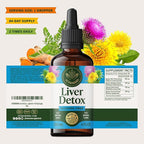 HERBAMAMA Liver Detox Liquid Drops - Vegan Liver Support with Milk Thistle, Dandelion Root, Chanca Piedra & Turmeric Tincture - Non-GMO, Alcohol & Sugar-Free Supplement - 84-Day Supply