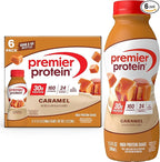Premier Protein Shake, Caramel, 30g Protein, No Added Sugar, 24 Vitamins & Minerals to Support Immune Health, 11.5 fl oz, 6 Pack
