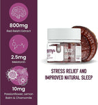 Troomy Sleep Gummies for Adults and Kids, Great Tasting Black Raspberry, Red Reishi Mushroom, Easy Restful Natural Sleep Aid, 60 Count