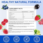 Magnesium Glycinate Gummies 400mg, for Women and Men, Body Support and Relaxation, 60 Gummies