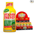 Vitamin Energy B12 11,000% Extra Strength Energy Shot Mango 10 Pack, 260mg Natural Caffeine, B12 & B6, Nootropic Focus, Vitality, Zero Sugar, Gluten-Free, Vegan, Kosher, 1.93 fl oz
