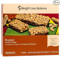 Weight Loss Systems Protein Bar - Crispy Peanut (7/Box) - High Protein and Fiber - Low Calorie - Kosher