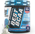 BPI Sports Best BCAA Powder - Muscle Recovery Support - Branched Chain Amino Acids | Building Blocks of Protein and Muscle - Post Workout Recovery – Hydration - Blue Raspberry, 30 Servings