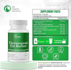 Thermogenic Fat Burner for Women and Men - Appetite Suppressant for Weight Loss - Includes Green Tea Extracts for Bloat Relief - Metabolism Booster - 120 Weight Loss Pills
