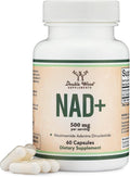 Double Wood Supplements NAD+ Anti Aging & Cell Regeneration | 500mg of 95% Pure NAD Plus Per Serving, 30 Day Supply | Similar to Nicotinamide Riboside | Third Party Tested, Vegan Safe, Non-GMO