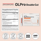 JUNG KWAN JANG GLPro-Double Cut - Pre & Post Workout Booster, GLP-1 Support for Men and Women - Korean Red Ginseng & Prebiotics (21 Count:1 Vial of Liquid + 2 Tablets)