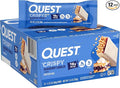 Quest Nutrition Crispy Blueberry Cobbler Hero Protein Bar, 16g Protein, 1g Sugar, 3g Net Carb, Gluten Free Protein Snack, Keto Friendly, 12 Count
