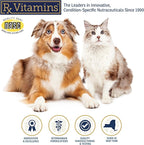 Rx Vitamins Hepato Support for Dogs & Cats - Liver Support Supplement with Milk Thistle for Dogs and Cats - Hepatic Dog Supplement Enriched with Vitamin B Complex - 180 Capsules