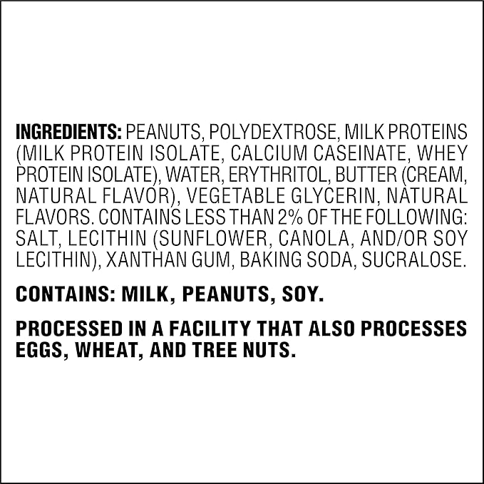 Atkins Peanut Butter High Protein Cookie, Keto Snacks, 3g Net Carb, 1g Sugar, Low Sugar Snacks, Low Carb Treats, 4 Count