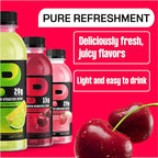 Protein2o Hydration Drink - 2-in-1 Liquid Clear Whey Protein Isolate and Electrolyte Drink - 15g Protein,Vitamins B5,B6 - Post-Workout Recovery - 16.9 Fl Oz - Wild Cherry,(Pack of 24)