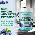 NSF Certified Creatine Gummy 5g.Creatine Monohydrate Gummies for Men & Women, Creatine Monohydrate for Muscle Strength, Muscle Builder, Energy Boost, Pre-Workout Supplement(120 Count)-Blueberry Flavor