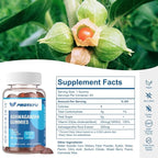 ProTKFU 2 Pack Ashwagandha Gummies & Vitamin D3 Gummies Organic Aswangdha Supplement for Improve Sleep, Stress Relief & Mood Calm (Non-GMO, Gluten-Free & Sugar Free)