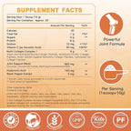 ZEBORA Multi-Collagen-Peptides-Powder with MSM & CS for Joint, Type I II III V X Hydrolyzed Collagen Peptides with Hyaluronic Acid & Vitamin C for Women and Men Hair, Skin, Nails, Non-GMO, 35 Servings