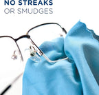 Care Touch Lens Cleaning Wipes with Microfiber Cloths - 200 Lens Wipes for Eyeglasses & 6 Microfiber Cloths - Glasses, Camera Lenses, Screens, Eye Glasses Cleaner for Cleaning Eyeglasses