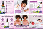 "Sleep Aid Drops Special Formula with Valerian Root, Melatonin, Chamomile, Lavender, Rhodiola Rose, and Vitamin B6 Sleep Support