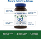 Simply Herbs Easy Go Bowel Mover - Adult Cleansing Supplement for Colon Health Support - Bowel Movement Aid - Stool Softener - Daily-Use Laxative - Plant-Based Ingredients - Vegan - 100 Count (2 Pack)