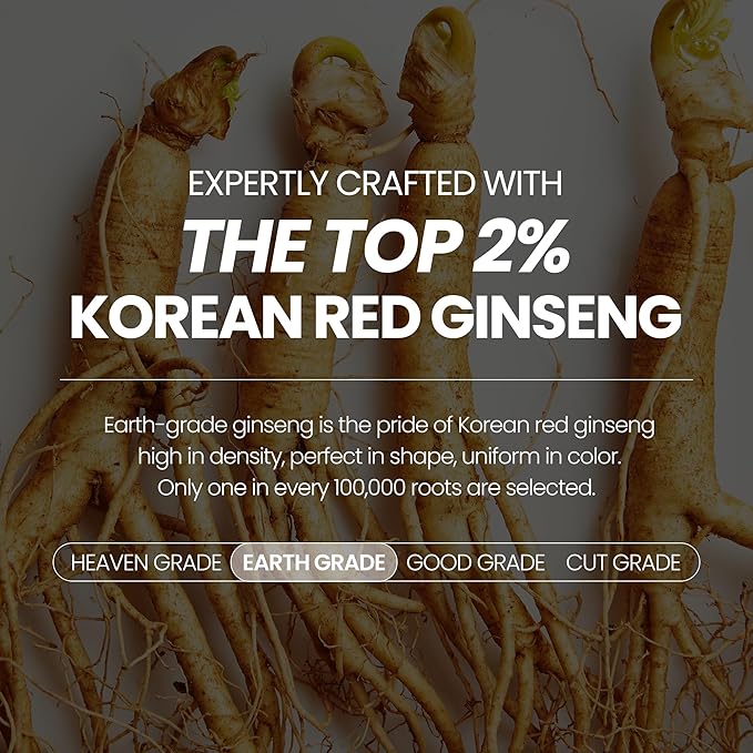 JungKwanJang Everytime Korean Red Ginseng Extract Limited Stick - Earth-Grade Red Panax Ginseng Root Energy Drink - Vegan & No Caffeine Liquid Supplements (10 Sticks, 0.34 fl oz)