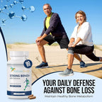 Nature's Nectar Bone & Joint Supplements for Men & Women – Supports Bone Health, Strength & Growth with Calcium, Vitamin D, Magnesium & Strontium – Bone Builder Formula for Maximum Absorption –90 Caps