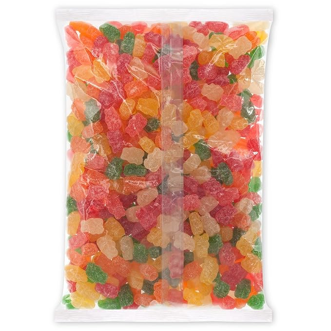 Albanese Candy, Sour Assorted Fruit Gummi Bears, 4.5-pound Bag