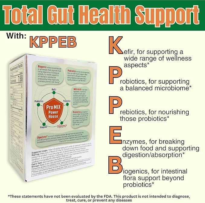 Pro Mix Light Enzyme Plus - Kefir and Digestive Enzymes - for Supporting Digestion and Gut Health - Japanese Supplement with Probiotics, Prebiotics, and Enzymes - 20 Powder Stick-Packs
