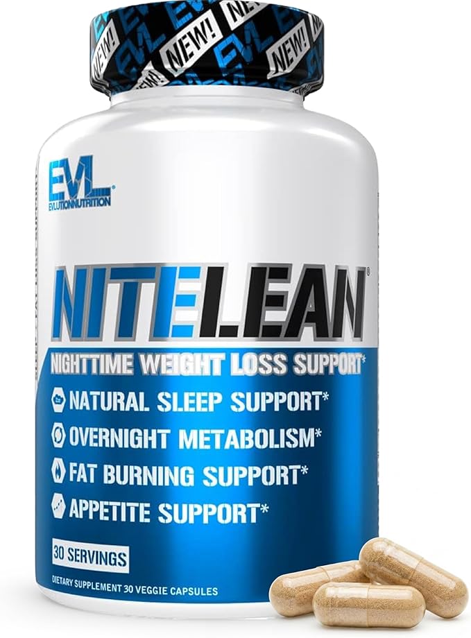 Night Time Fat Burner for Weight Loss Support - Belly Fat Burner for Men & Women with Green Tea and White Kidney Bean Extract - Nighttime Metabolism Booster & Sleep Optimizer to Help Stubborn Fat Loss