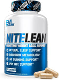 Night Time Fat Burner for Weight Loss Support - Belly Fat Burner for Men & Women with Green Tea and White Kidney Bean Extract - Nighttime Metabolism Booster & Sleep Optimizer to Help Stubborn Fat Loss