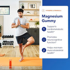 Pure Encapsulations Magnesium Gummy - Magnesium Citrate - Supports Heart Health & Relaxation* - for Children & Adults - Vegan & <0.5g Sugar per Gummy - 60 Gummies