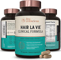 Hair La Vie Live Conscious Clinical Formula Hair Growth Vitamins for Women and Men w/Biotin, Collagen & Saw Palmetto (Pack of 1)