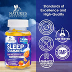 Melatonin Sleep Gummies - 6mg Per Serving - Sugar-Free Sleep Support Melatonin Gummy for Adults - Extra Strength Sleeping Gummy Supplement - Supports Restful Sleep - Tasty Orange Flavor - 120 Gummies