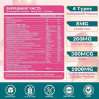 Methylated Multivitamin Gummies for Women | Women’s Multivitamin Gummies with Methylated Folate, Iron, Biotin & Inositol | Sugar Free Women’s Daily Vitamin for Energy, Immune, Hair & Skin | 60 Ct