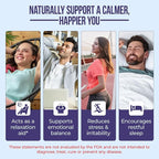 Nature's Nectar Anxiety and Stress Relief Supplements – Keep Calm Capsules with Ashwagandha, GABA, Magnesium & 5-HTP – Nervousness & Irritability Mood Supports Relaxation Lemon Balm 60 Filled Capsules