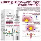 Estriol Cream for Women, Silky Peach Vaginal Estrogen Cream, Menopause Relief: Hormone Balance, Treat Night Sweats, Hot Flashes, and Care for Intimate Skin, 50g