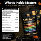 Shilajit Gummies 19 in 1 with Sea Moss, Ashwagandha, Tongkat Ali - Shilajit Pure Himalayan Organic Fulvic Acid Gummies- 90 Count