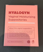 Vive L'Amour HyaloGYN Vaginal Moisturizing Suppositories | Effective Relief for Yeast Infection Symptoms Like Burning, Itching, and Abnormal Discharge | Supports pH Balance | 12 Count