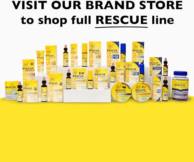 Day & Night Bundle, Bach RESCUE REMEDY Spray, Natural Stress Relief [and] RESCUE SLEEP Spray, Natural Sleep Aid - 2-Pk, Homeopathic Flower Essence, Vegan, 7mL Ea